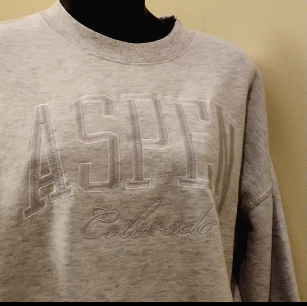 Cute! Aspen,Reflex,light/dark grey,medium weight, oversized M.